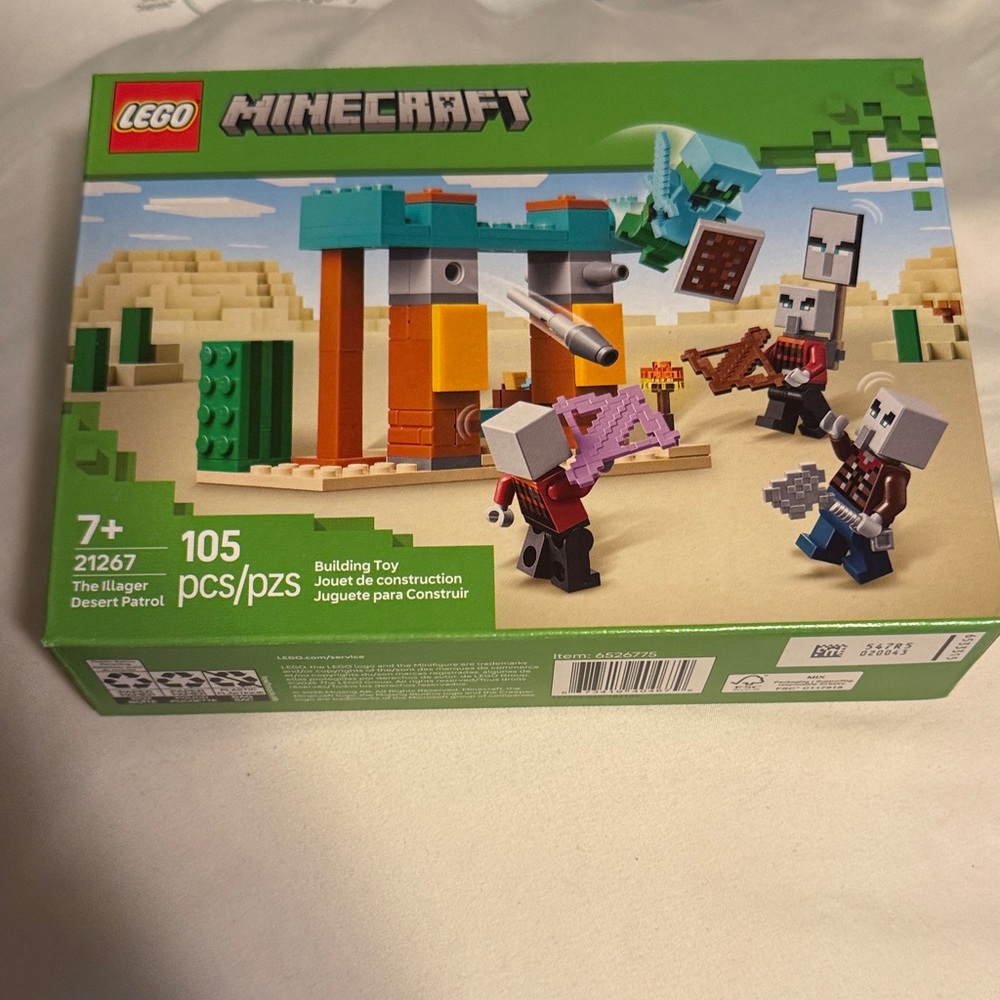 LEGO Minecraft Illager Desert Adventure Set - Green, Orange, Blue